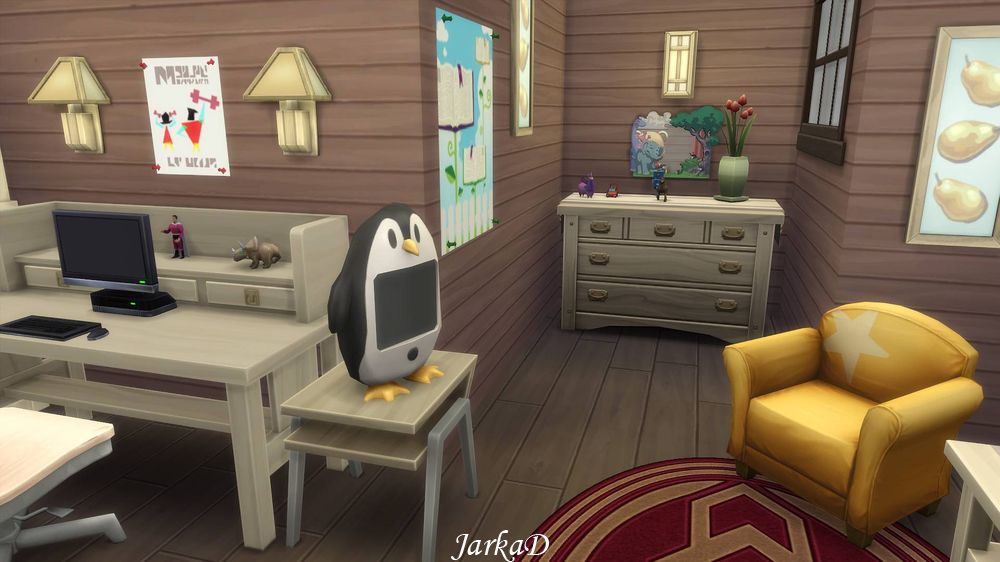 กระท่อมกลางป่า The Sims 4 house The Sims 4