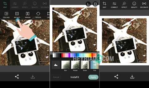  melalui smartphone Android sanggup Anda lakukan dengan trik gampang berikut ini Cara Edit Foto di Aplikasi Prisma Tanpa Crop