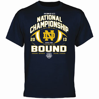 notre dame national championship t-shirt