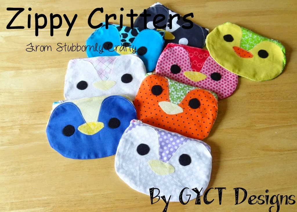 Zippy Critters from Stubbornly Crafty Sewn by GYCT