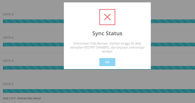 Sync Status Error