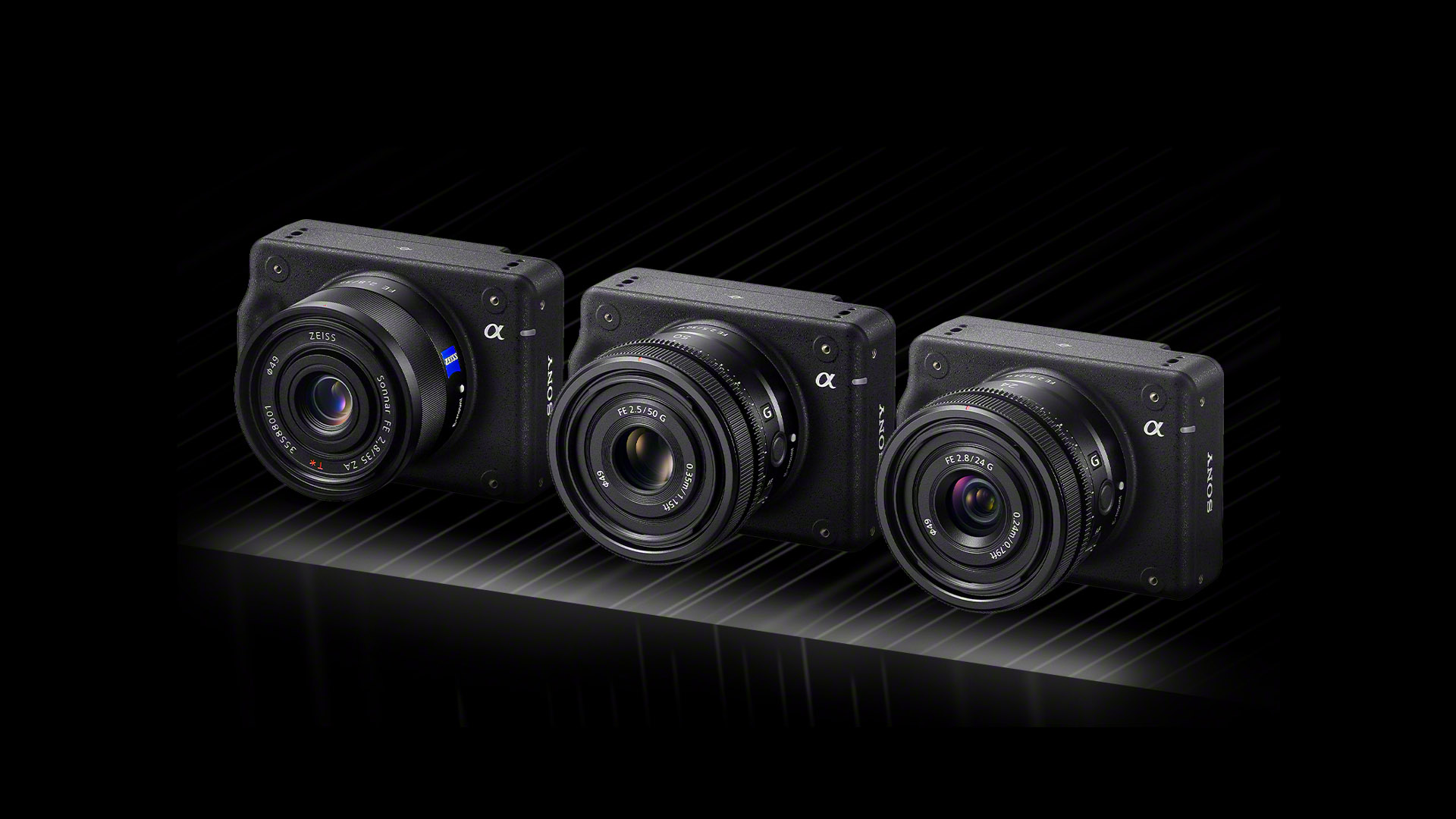 Три камеры Sony ILX-LR1