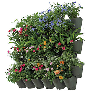 planter, vertical planter, self watering flower pot