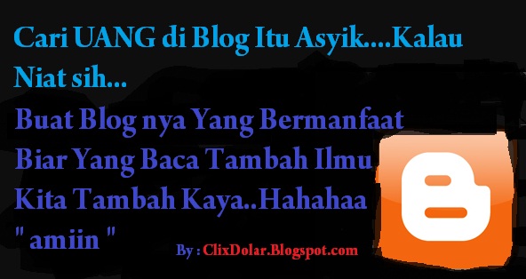 Trik Jitu mencari Uang di Internet Bersama Blog