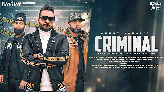 Criminal (Lyrics) - Sunny Sohal