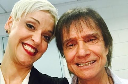 Fadista Mariza não perdeu o concerto de Roberto Carlos