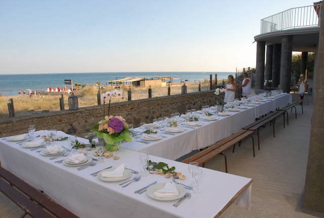 south of france beach wedding