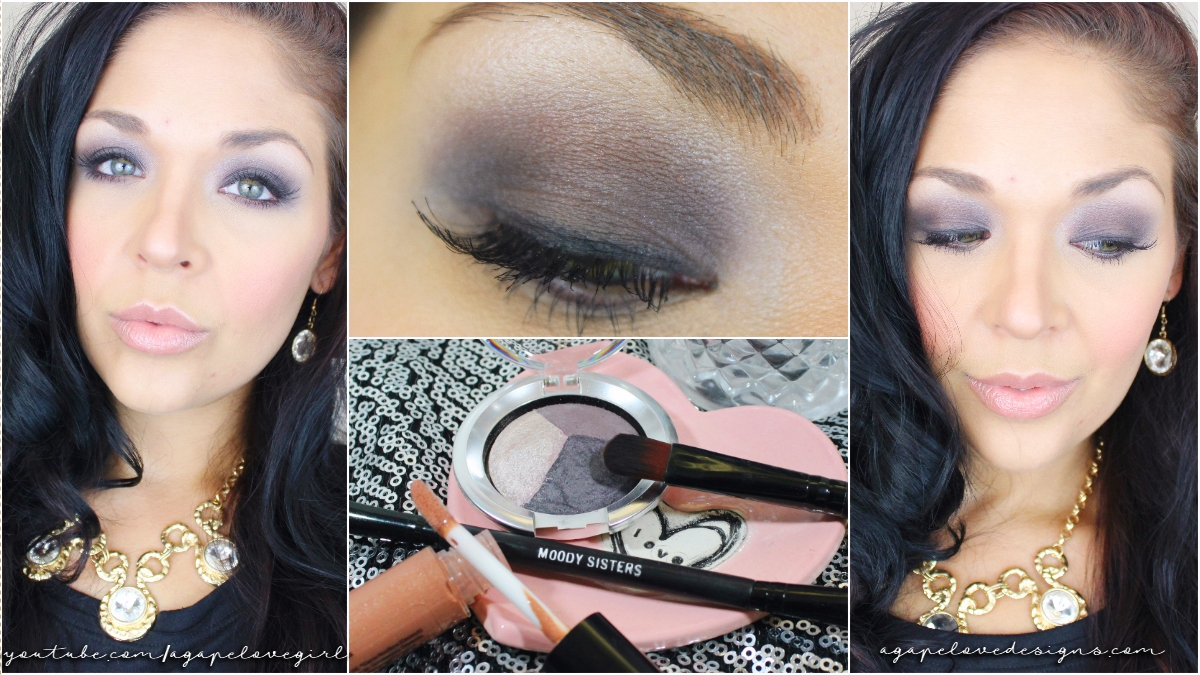 Agape Love Designs Quick Easy Smokey Eye Tutorial Ft Moody Sisters
