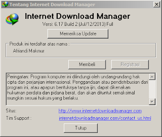 Internet Download Manager Version 6.17 Build 2