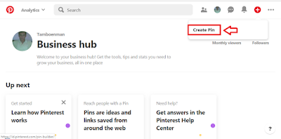 Membuat Pin Postingan Blog di Pinterest