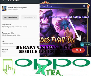 Berapa Ukuran Data Mobile Legend 2020