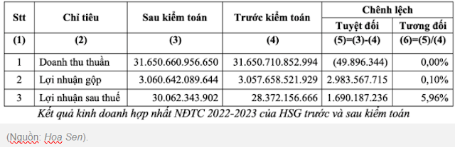 Sau Khi Đưa Ra Thông Tin Lợi Nhuận HSG Sẽ Được Xem Xét Quay Trở Lại Giao Dịch Ký Quỹ