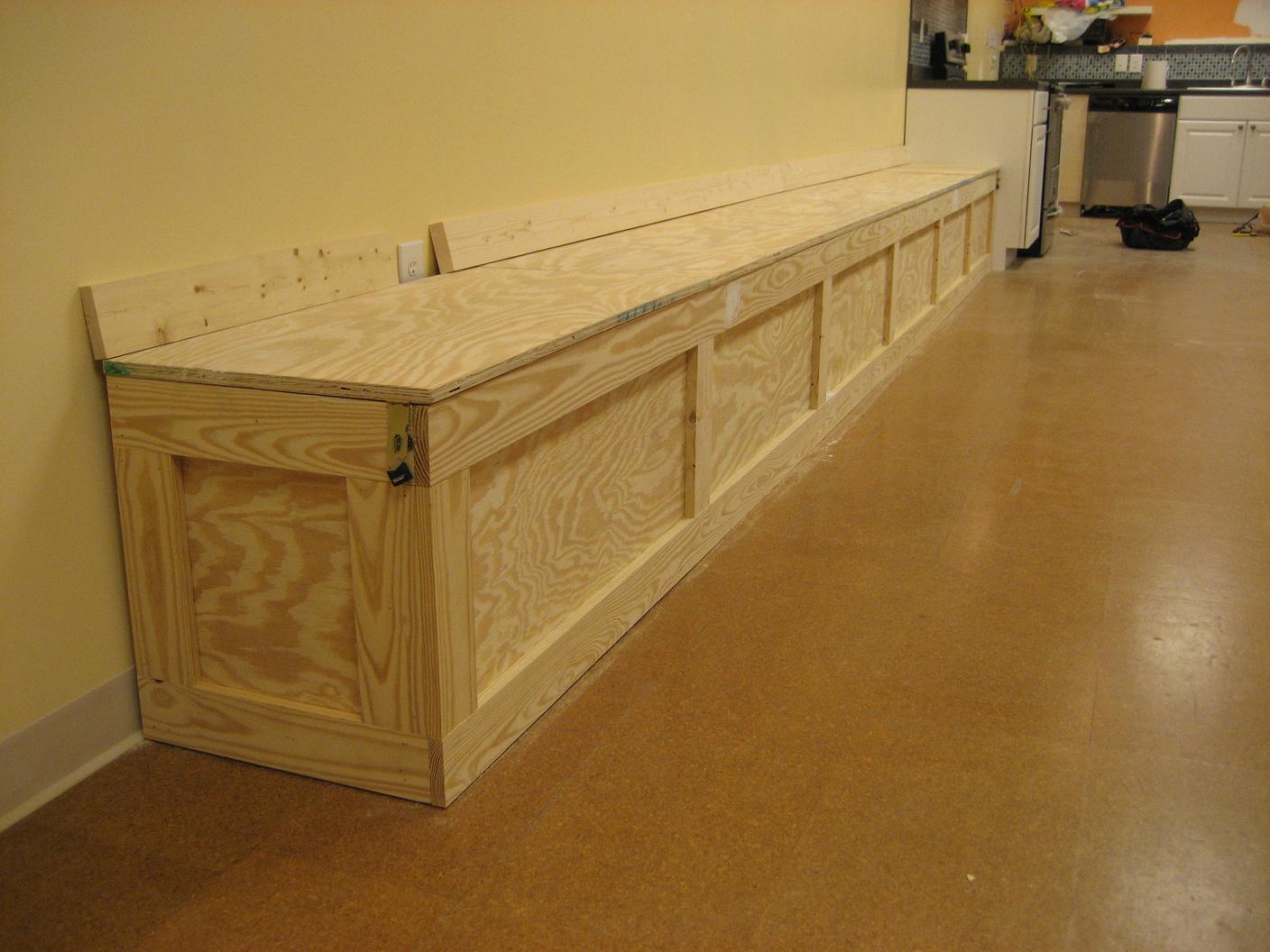 ShawnMartinConstruction: Bench seat with lids