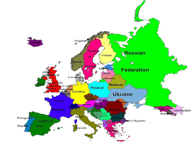 Map Of Europe Only