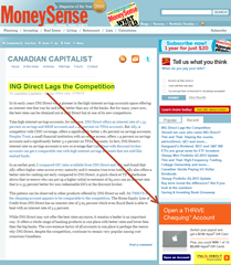 ING Direct lags the competition