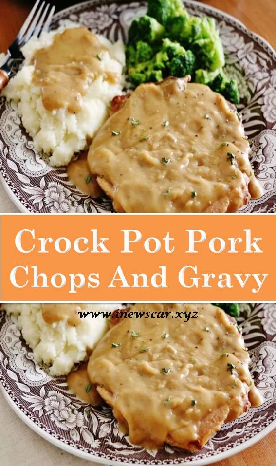 This super simple recipe for Crock Pot Pork Chops with Gravy is the most popular recipe on The Country Cook. Super tender pork chops cooked in an easy, creamy sauce. The gravy can be used on the pork chops and also on delicious mashed potatoes as a side.