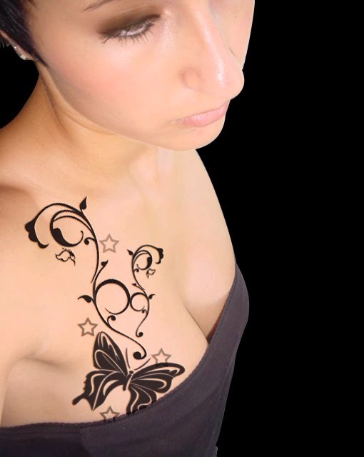 Butterfly Tattoo Designs For Girls 