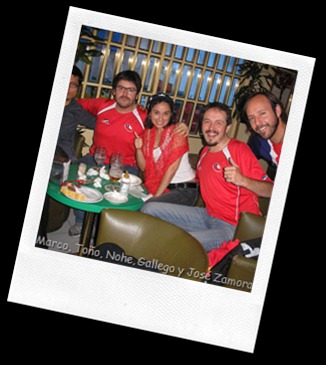 Marco, Toño, Nohe, Gallego y José Zamorano.