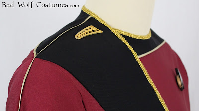 Men's TNG season 1 admiral jacket sewing pattern