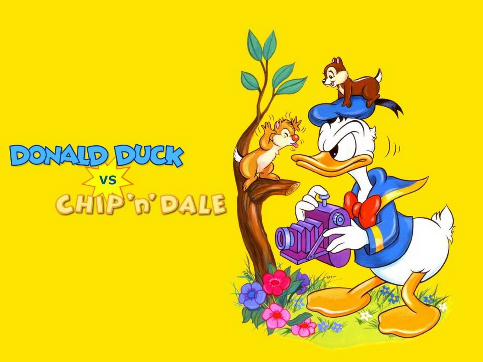 Donald Duck Vs Chip n Dale:Desktop Wallpapers Collections
