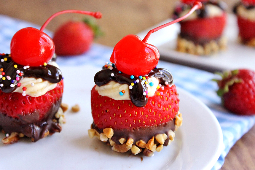 Banana Split Strawberries