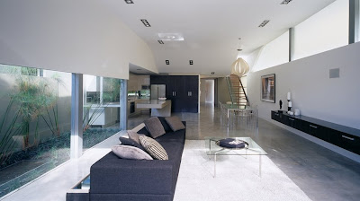 Modern Minimalist Interior at Bondi Waves House