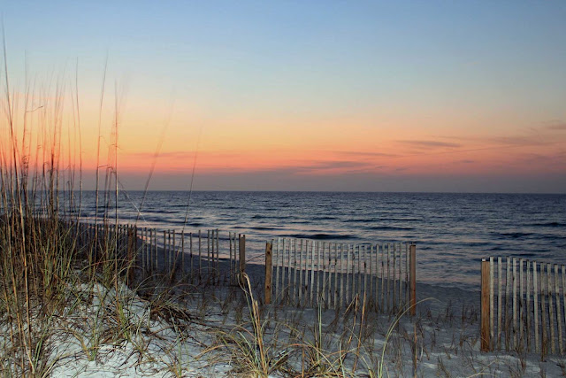 Photo taken along Pensacola Beach, FL during "Magic Hour" before Sunrise~ 