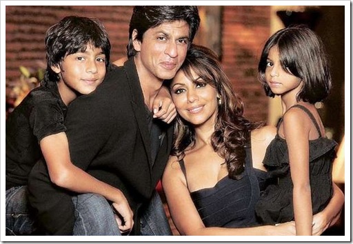 Shahrukh Khan's  lovely family