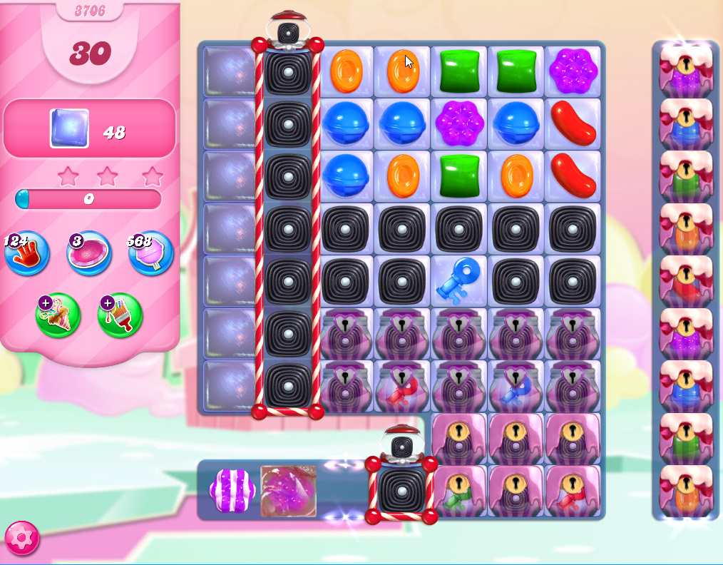 Candy Crush Saga level 3706