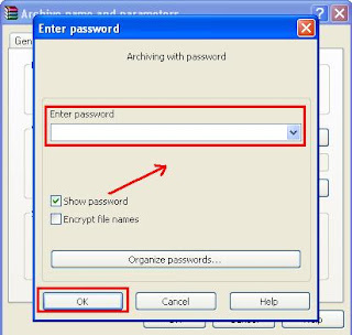 Cara Memberi Password di File yang di Winrar