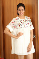 Lavanya Tripathi in Summer Style Spicy Short White Dress at her Interview  Exclusive 210.JPG