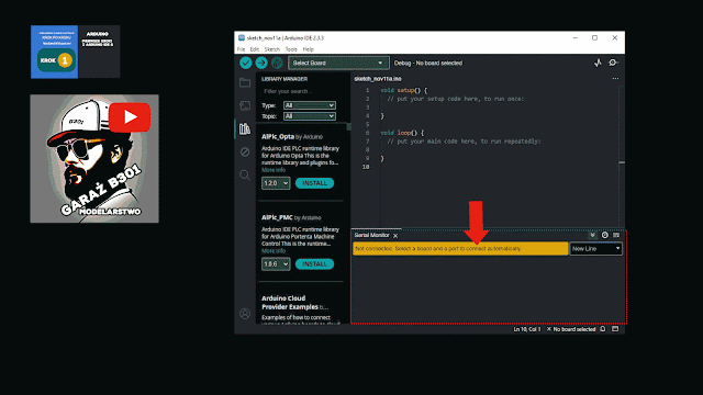 arduino serial monitor Monitor szeregowy to narzędzie umożliwiające przeglądanie danych przesyłanych strumieniowo z płytki