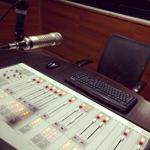Estúdios da rádio Mix FM de Goiânia