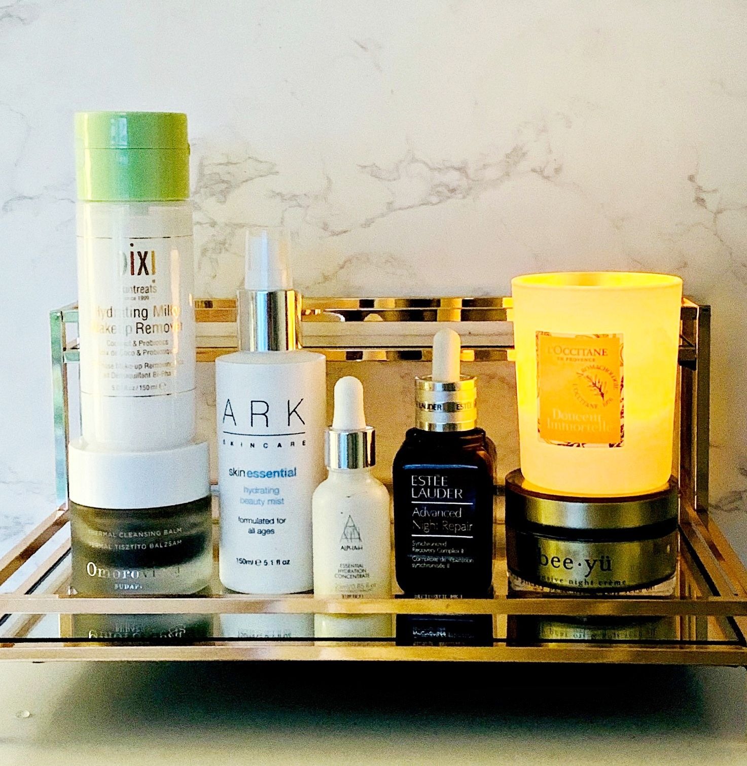 A week in my skincare routine for dry skin