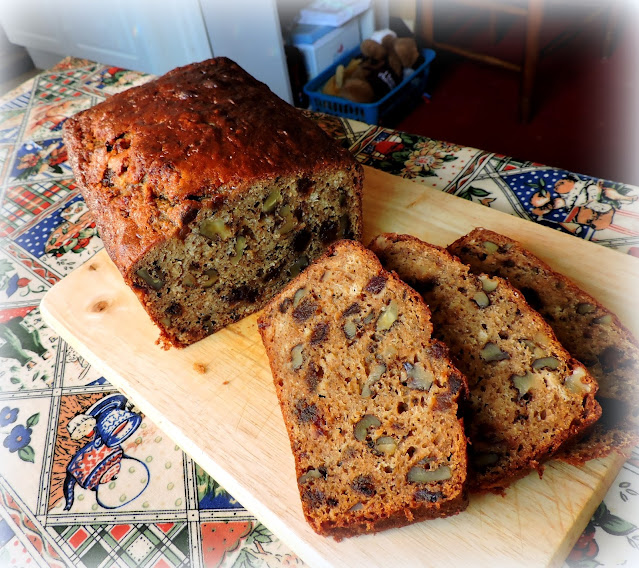 Banana, Rum, Date and Walnut Tea Loaf