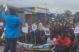 Solidaritas Mahasiswa dan Rakyat Papua  Tengah Gelar Aksi Damai Menolak Investasi Blok Wabu di Nabire