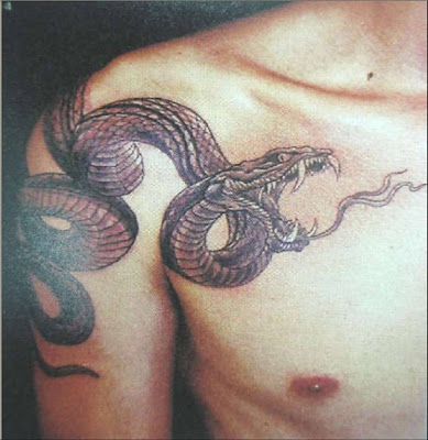 Japanese Snake Tattoo. Japanese Snake Tattoo.