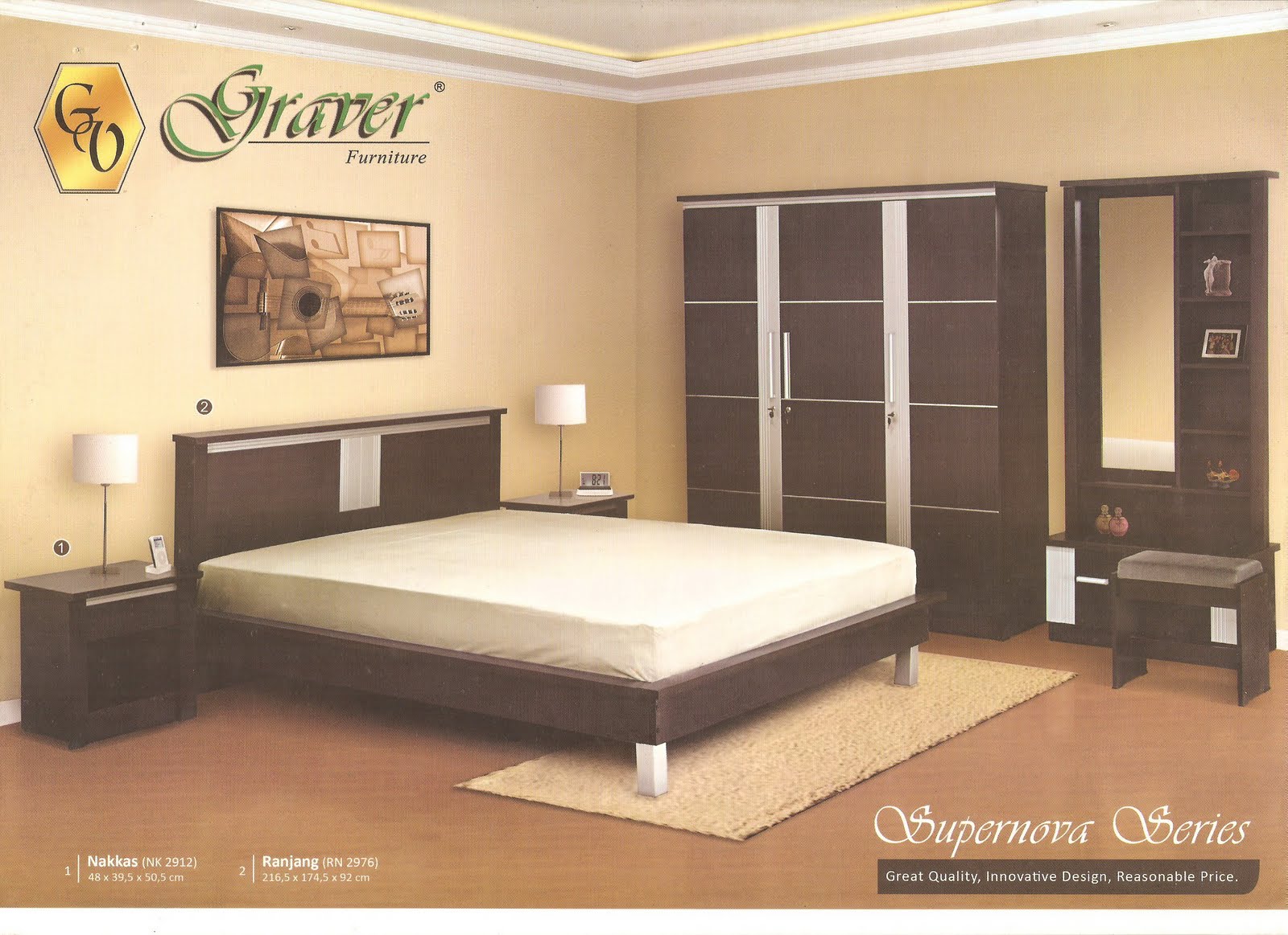 Kredit Central Springbed Surabaya KREDIT BED SET LEMARI  