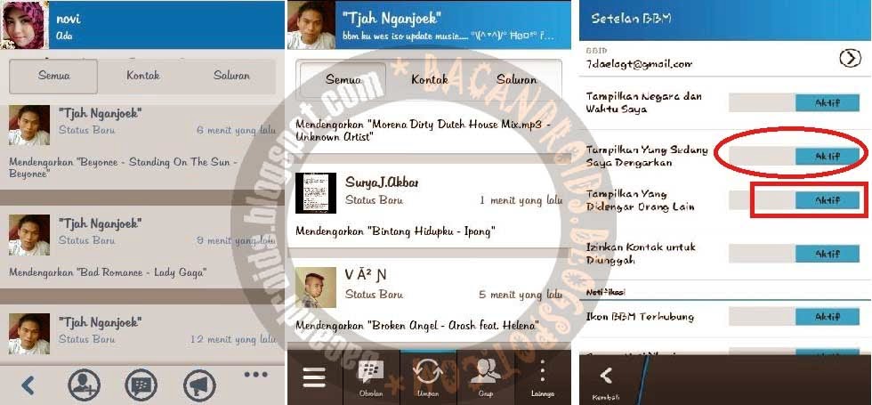 BBM terbaru versi bisa dengerin lagu update status musik 2.5 apk download