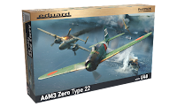 Eduard 1/48 A6M3 Zero Type 22 (82214) Colour Guide & Paint Conversion Chart