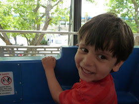 Small boy on the People Mover, Walt DisneyWorld