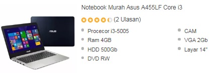  Laptop Asus di Indonesia menjadi pilihan terbaik untuk menunjang kebutuhan pekerjaan Anda Harga Laptop Asus Core i3 RAM 4GB Murah Terbaru 2018