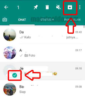 Menyembunyikan Chat Obrolan Seseorang di Whatsapp Android Dengan Mudah 1