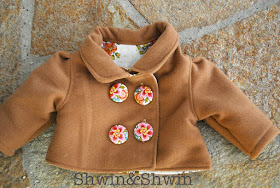 sewing a newborn jacket