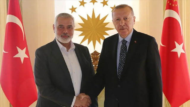 Ο Ερντογάν υποδέχθηκε με τιμές τον αρχηγό της Χαμάς!