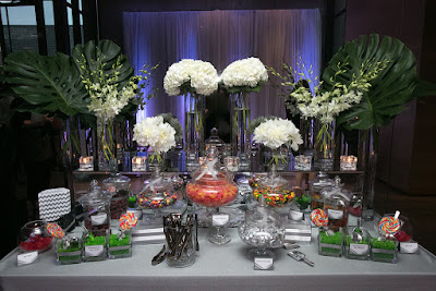 Modern Candy Buffet by Cara Mia Events 