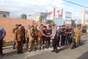 Apel Gabungan TNI - Polri bersama Muspika dan Kepala Desa Sekecamatan Simpang Kiri 