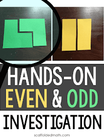 In this post I want to share a hands-on investigation into even and odd numbers that my daughter and I worked on together. This activity is so simple but really works. A couple days ago my daughter was working on a math coloring sheet I found online. We were able to discuss how even+even=even. Like people all over the world, I have been grappling with my newfound math homeschooling position so doing what I can to make it work!