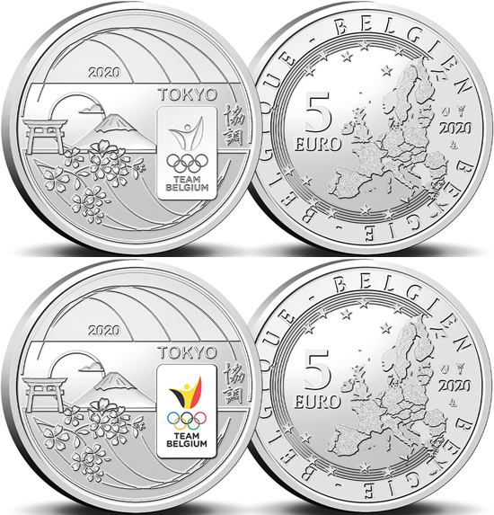 Belgium 5 euro 2020 - Tokyo 2020 - Team Belgium