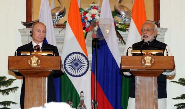 PM Modi - The Highest Civilian Award Of The Russian Federation -"Order Of Saint Andrew The Apostle"